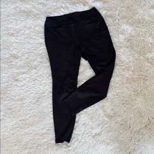 Chic Black Polyester Pants